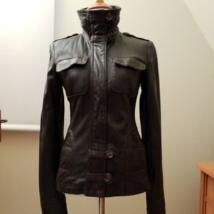 Danier moto leather jacket, like new